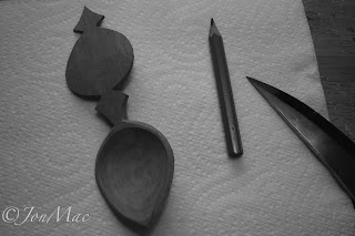 spoon carving blank+spoon carving
